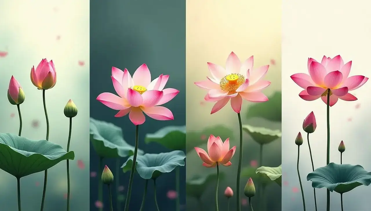 荷塘四季 · 自然影像 - 静水梦浮影像 荷塘四季 · 自然影像 - 水母影视专题合集